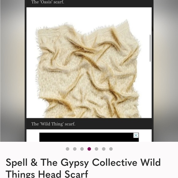 Spell Mustard Travel Head Scarf - Picture 6 of 7